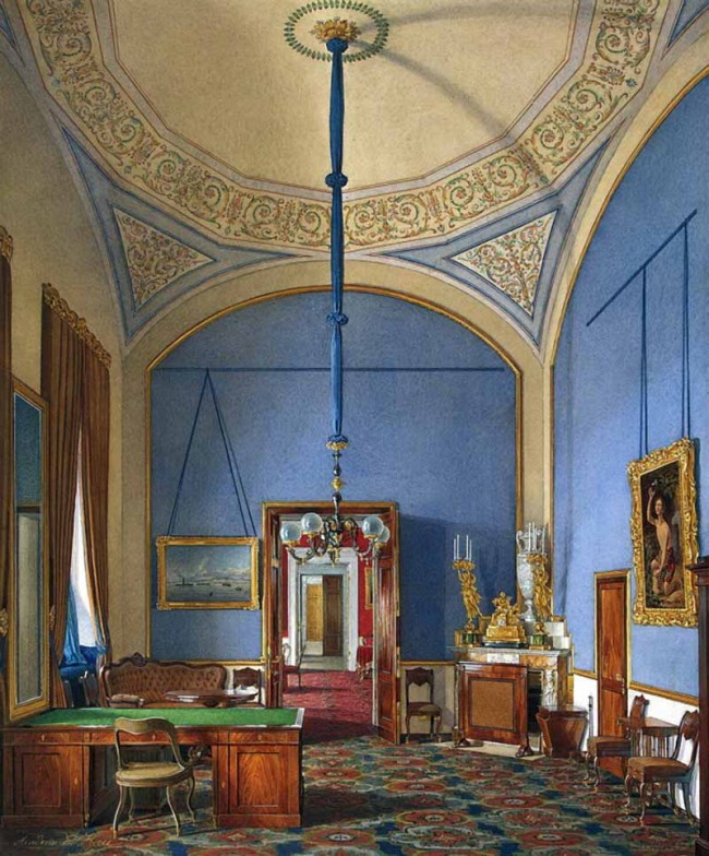 Сочинение по картине: Гау - "Вторая запасная половина. Малый кабинет" Сочинение по картине: Гау - "Вторая запасная половина. Малый кабинет"